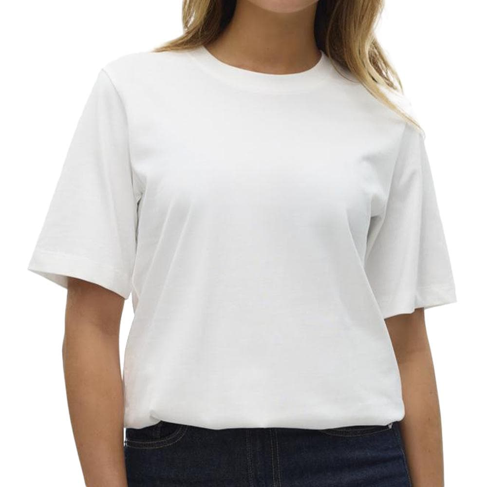 T-shirt Blanc Femme Vero Moda Demi 1