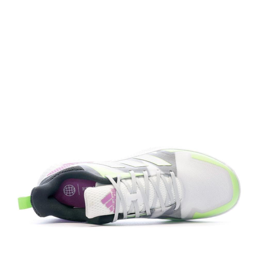 Chaussures de Tennis Blanc/Gris Homme Adidas Defiant Speed 4