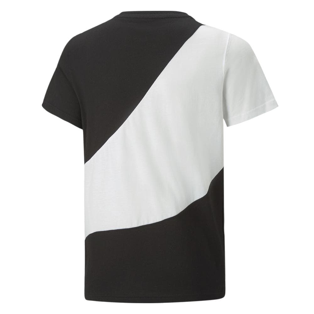 T-shirt Noir/Blanc Garçon Puma 674231-01 2