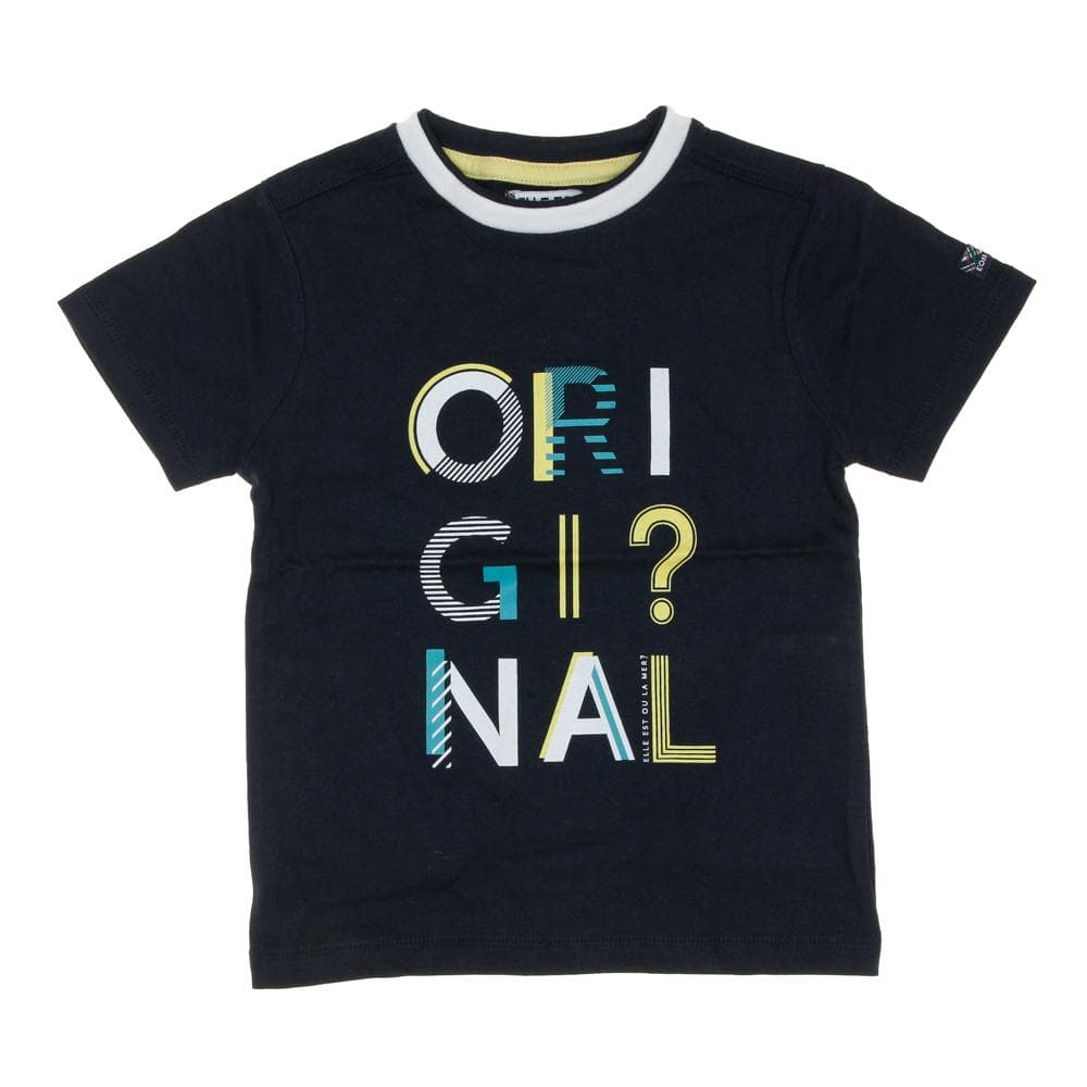 T-shirt Marine Garçon EOM Dixsou 1