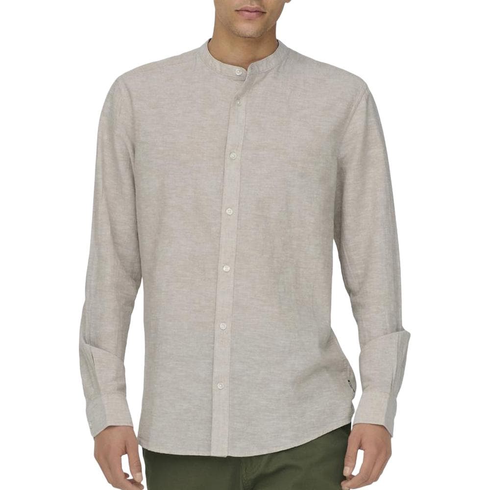 Chemise Grise Clair Homme Only & Sons Caiden 1