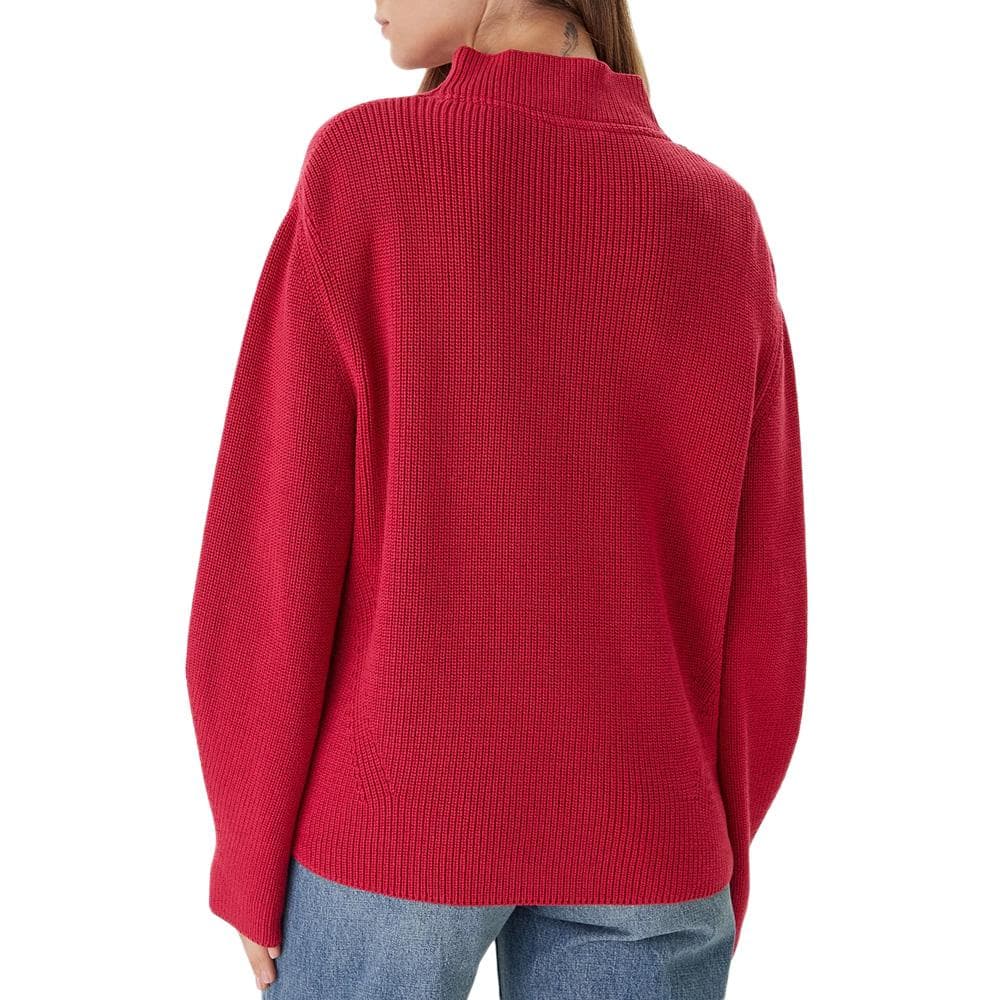 Pull Rouge Femme Tommy Hilfiger Tjw Mockneck Badge S 2