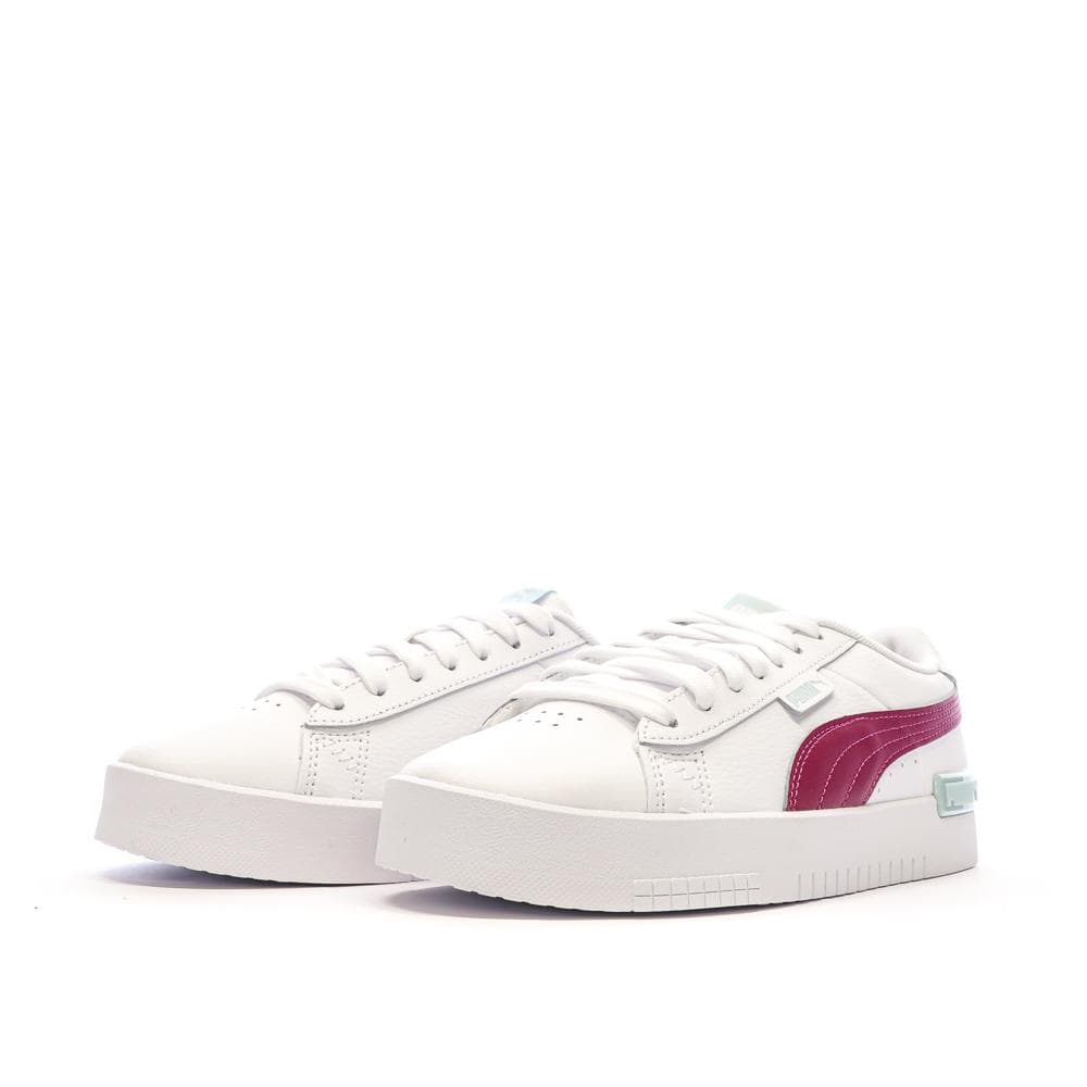 Baskets Blanches/Bordeaux Fille Puma Jada 381990-02 6