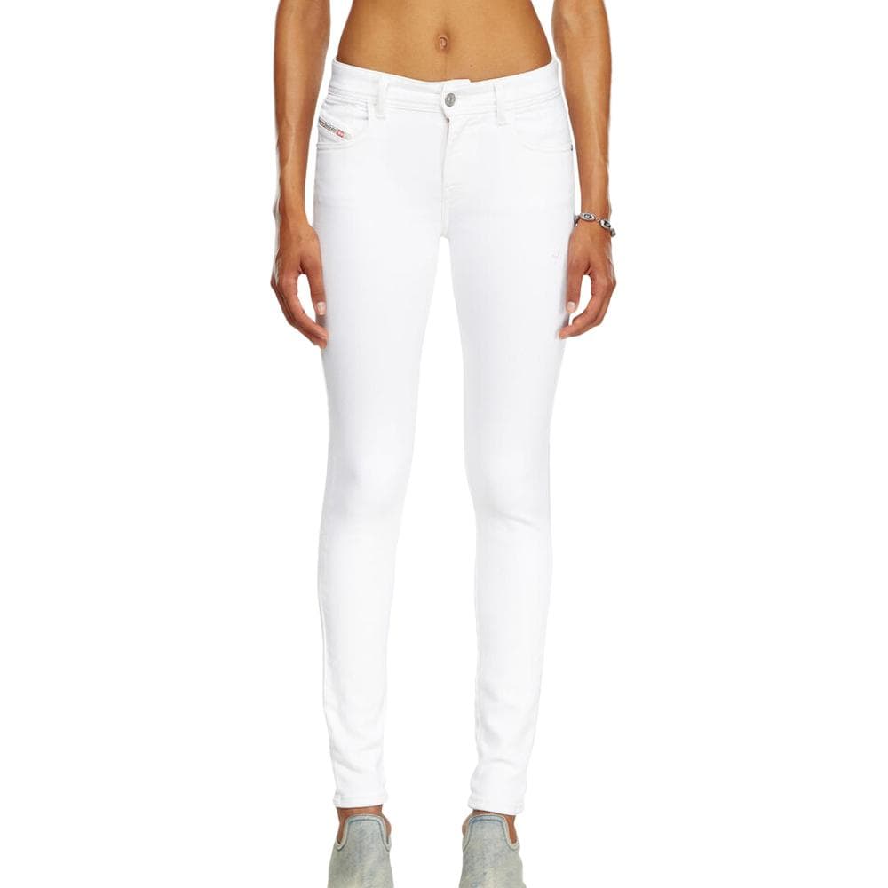 Jean Slim Blanc Femme Diesel 2015 Babhila 1