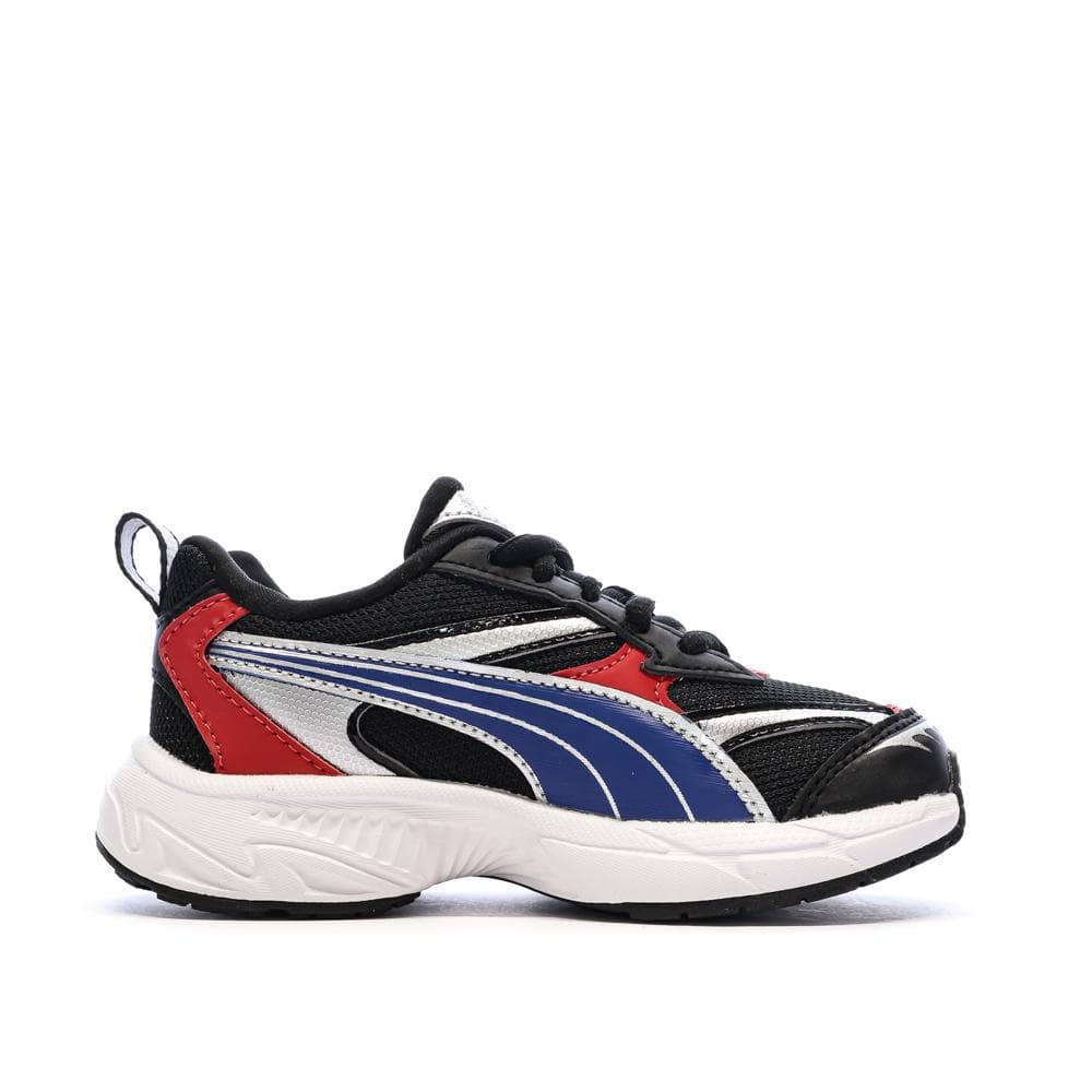 Baskets Noir/Rouge Garçon Puma Morphic Techie 2