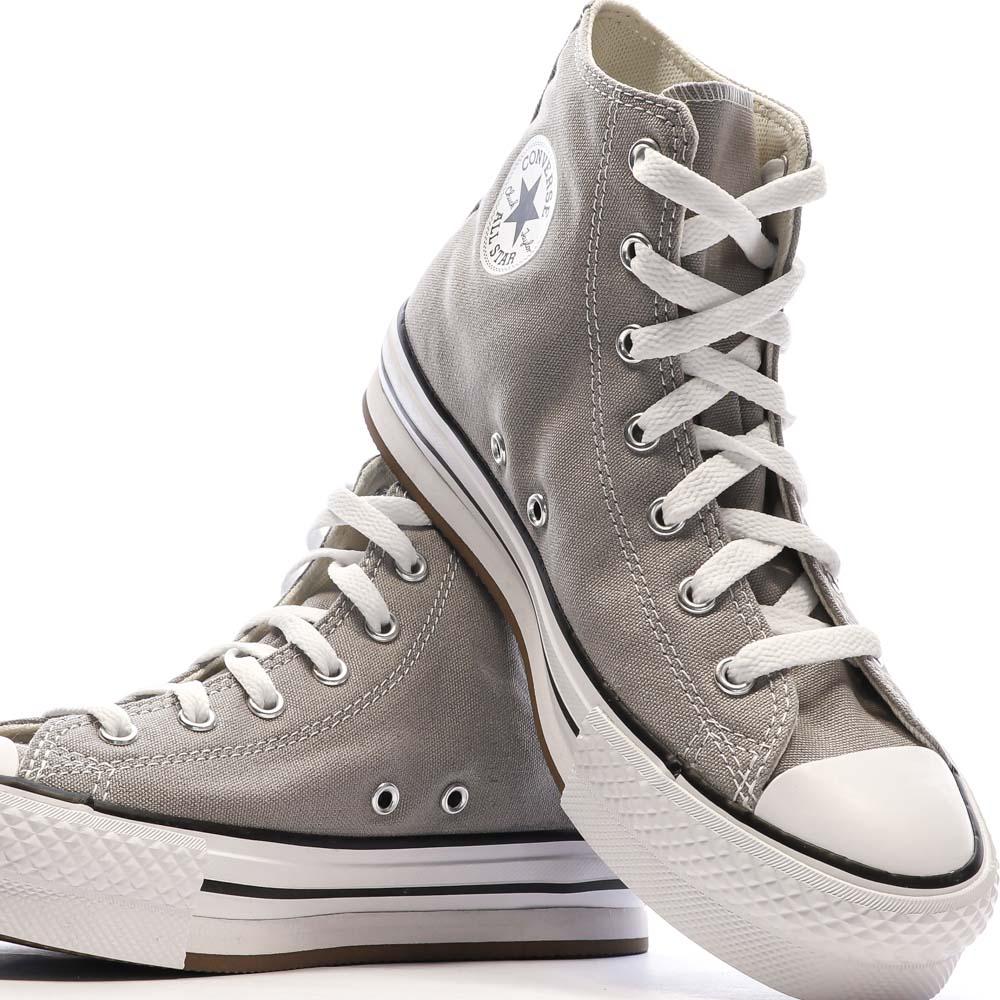 Baskets Grises Femme/Fille Converse Chuck Taylor All Star Eva 7