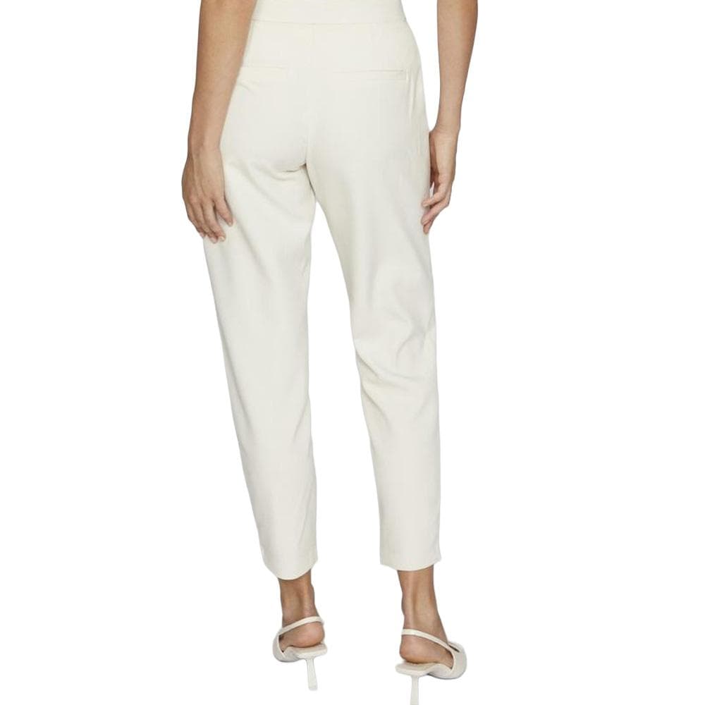 Pantalon Slim 7/8 Écru Femme Vila Vicarrie Lowny 2