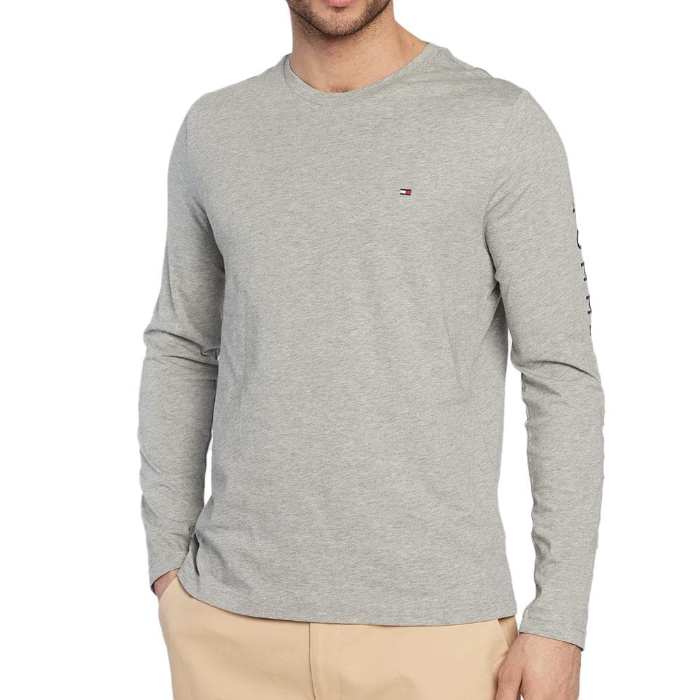 T-shirt Manches Longues Gris Homme Tommy Hilfiger Tommy Slee 1