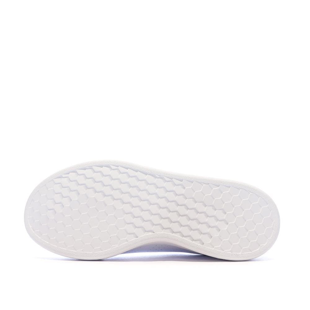 Baskets Blanches/Roses Fille Adidas Advantages 5