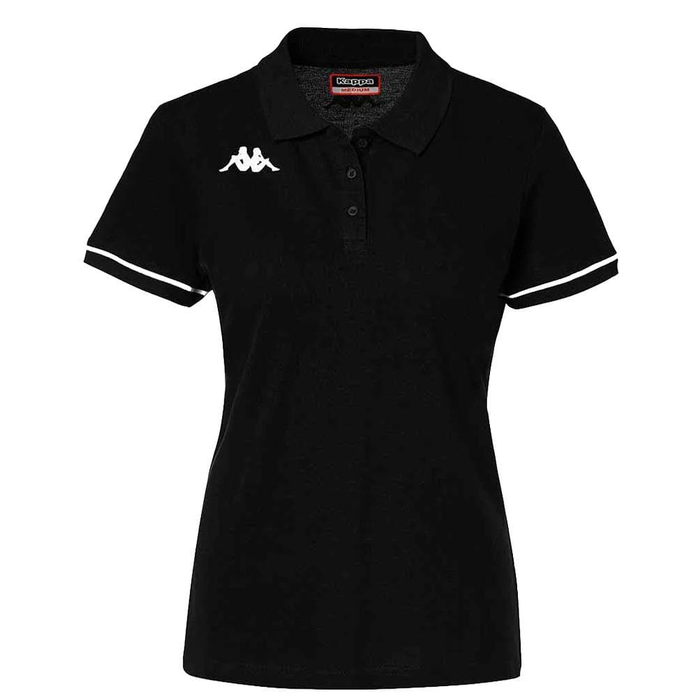 Polo Noir Femme Kappa Barla 1