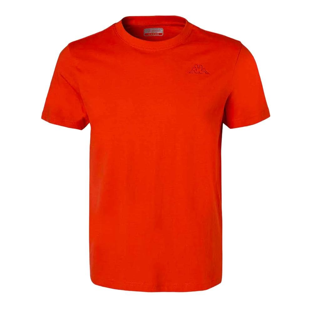T-shirt Rouge Homme Kappa Cafers 1