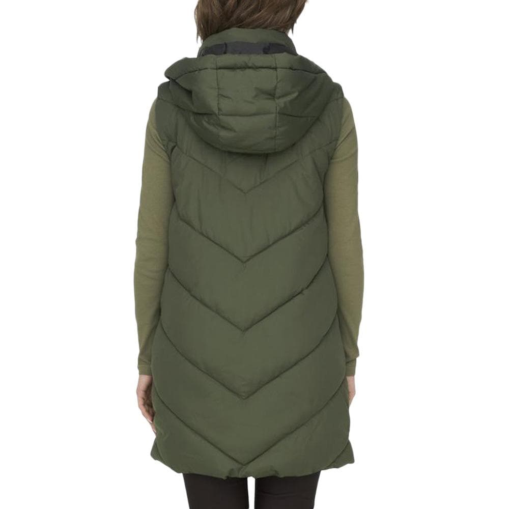 Doudoune sans manche Kaki Femme JDY Padded Waistcoat 2