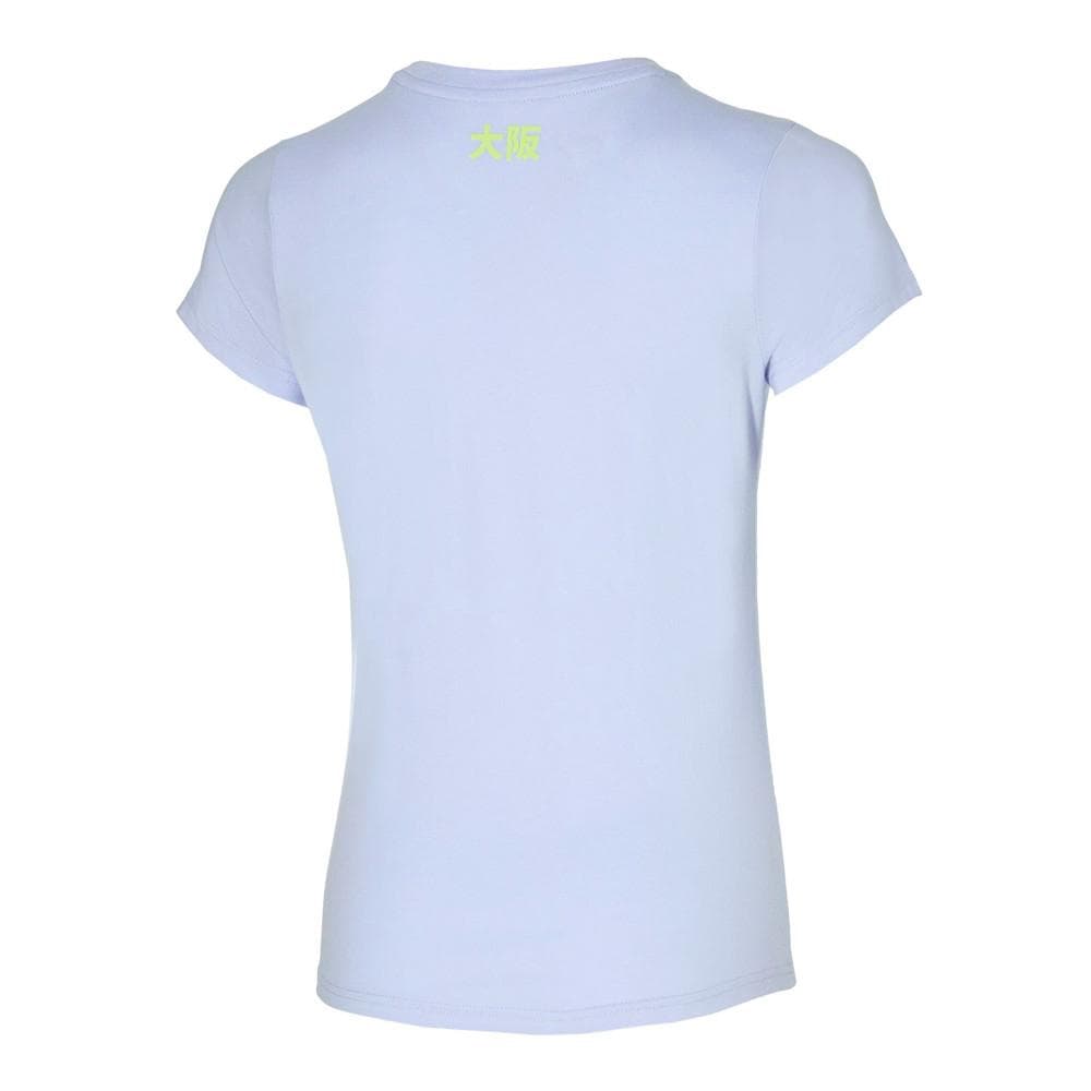 T-shirt Bleu Femme technique Mizuno Athletic K2GA2202-03 2