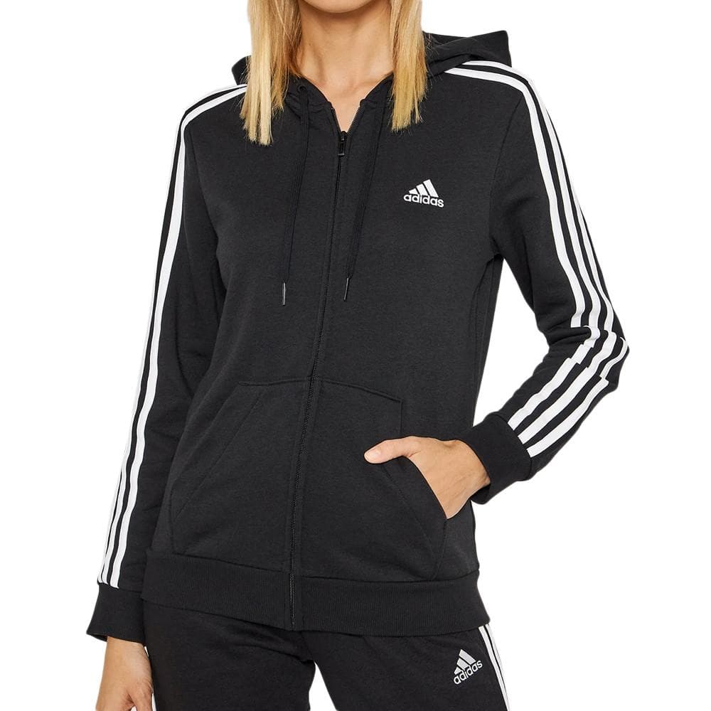 Veste Noir Femme Adidas Terry 1