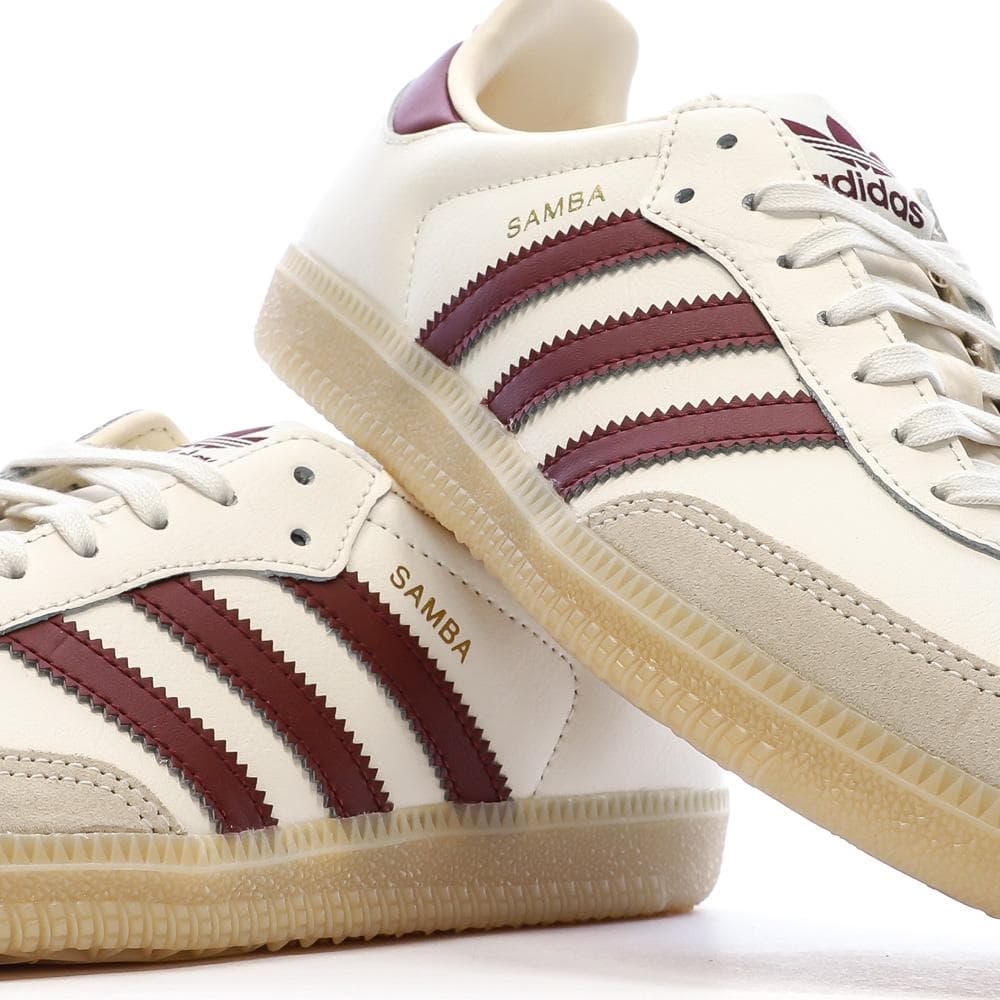 Adidas Samba Écru/Bordeaux Femme OG 7