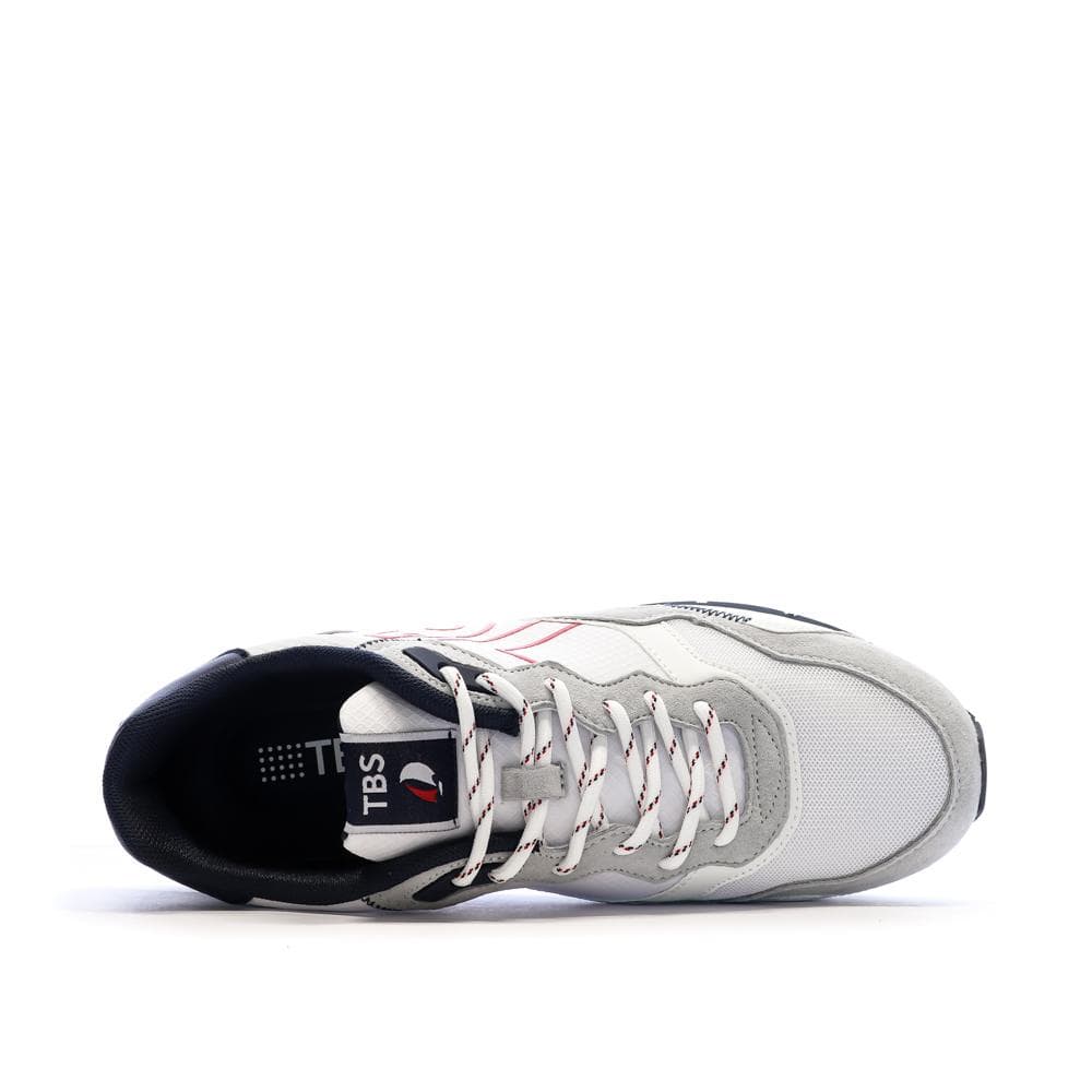 Baskets Blanc/Gris Homme TBS Djon 4
