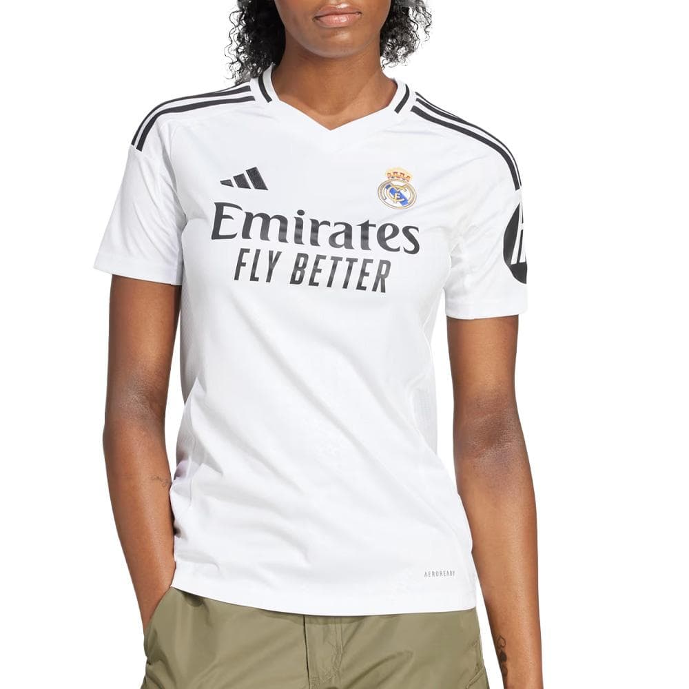 Real Madrid Maillot de Football Blanc Femme Adidas 24/25 1