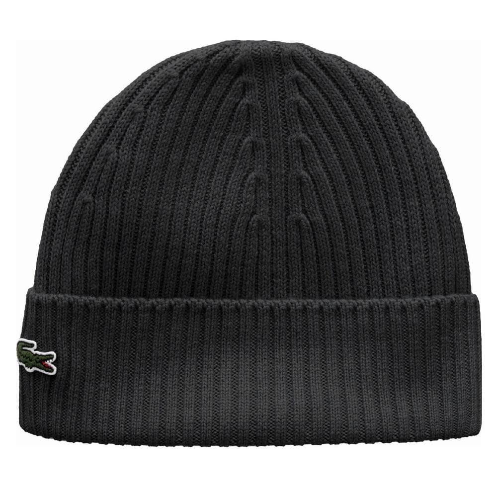 Bonnet Gris Foncé Homme Lacoste hjm 1