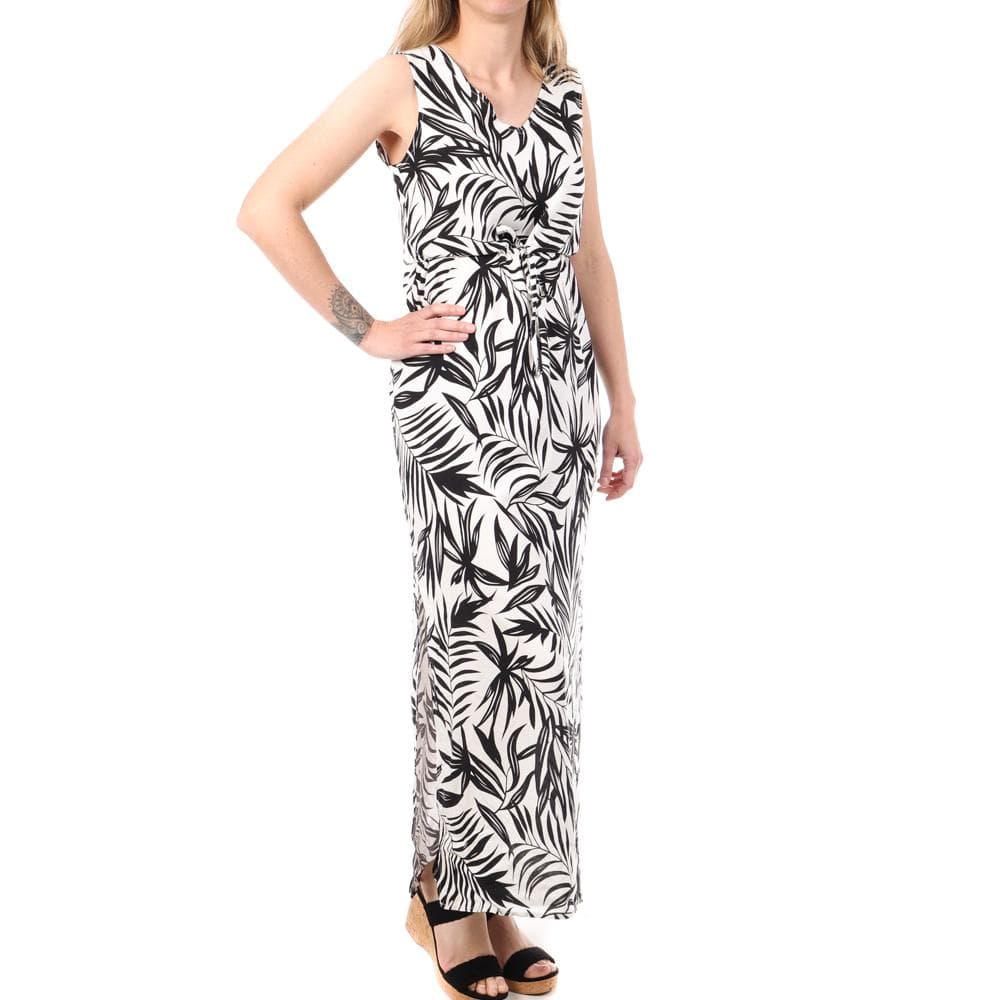 Robe Longue Noire/Blanc Femme Vero Moda 10286770 1