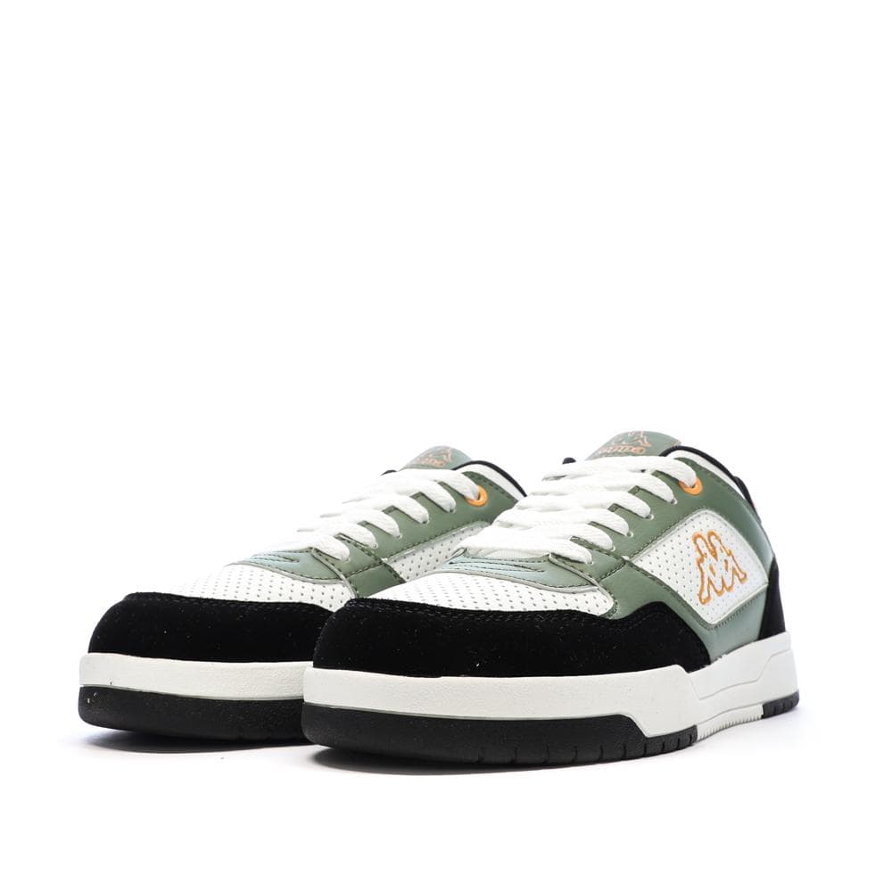 Baskets Blanc/Vertes/Noires Garçon Kappa Logo Manis 6