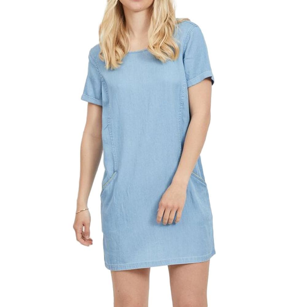 Robe Bleu jeans Femme Vila Electric 1