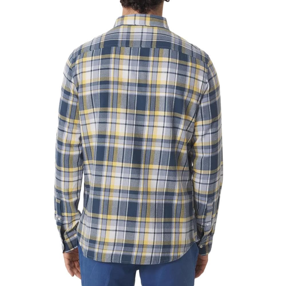 Chemise à carreaux Bleu/Jaune Homme TBS SULKYCHE 2
