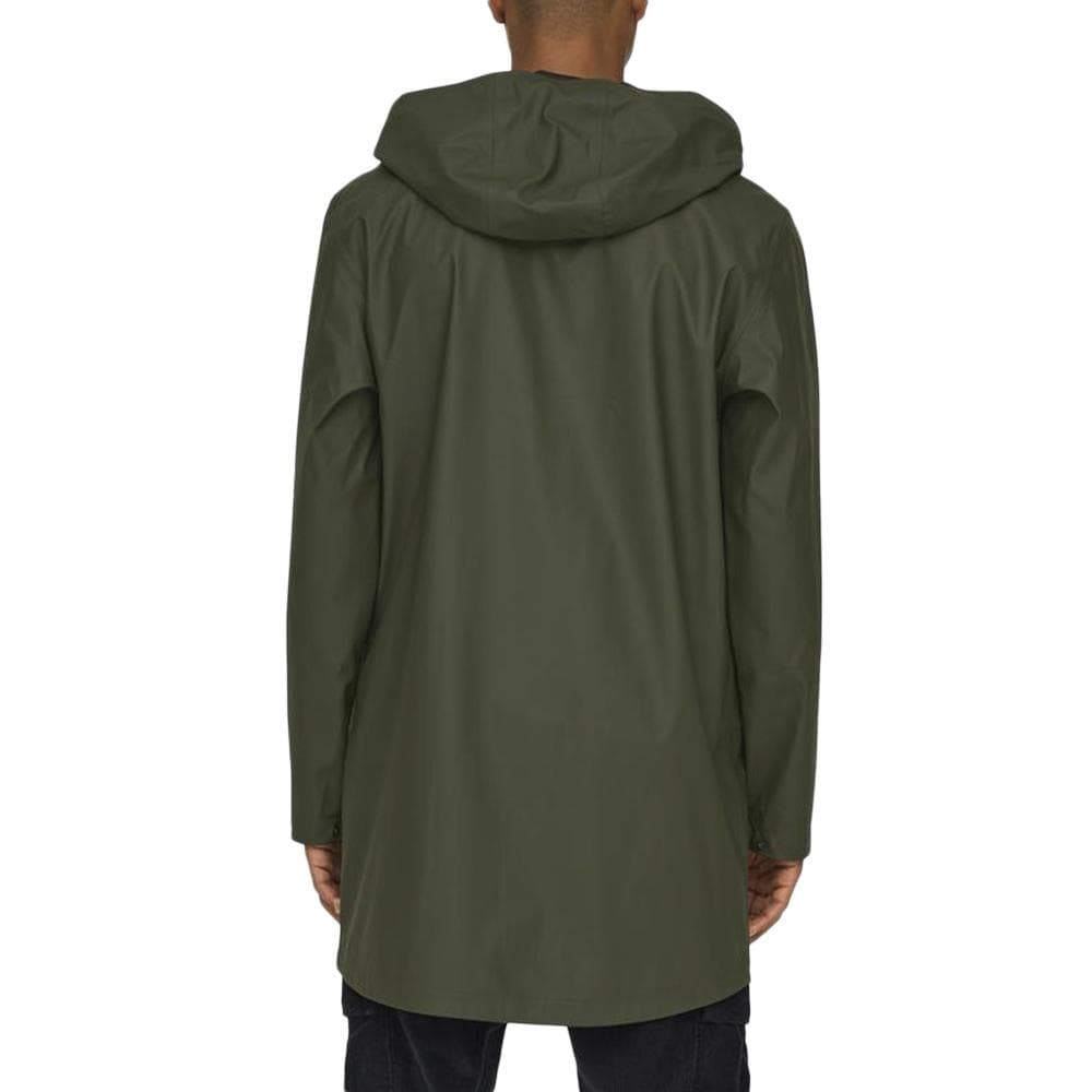 Veste de Pluie Kaki Homme Only & Sons Luca Rain 2