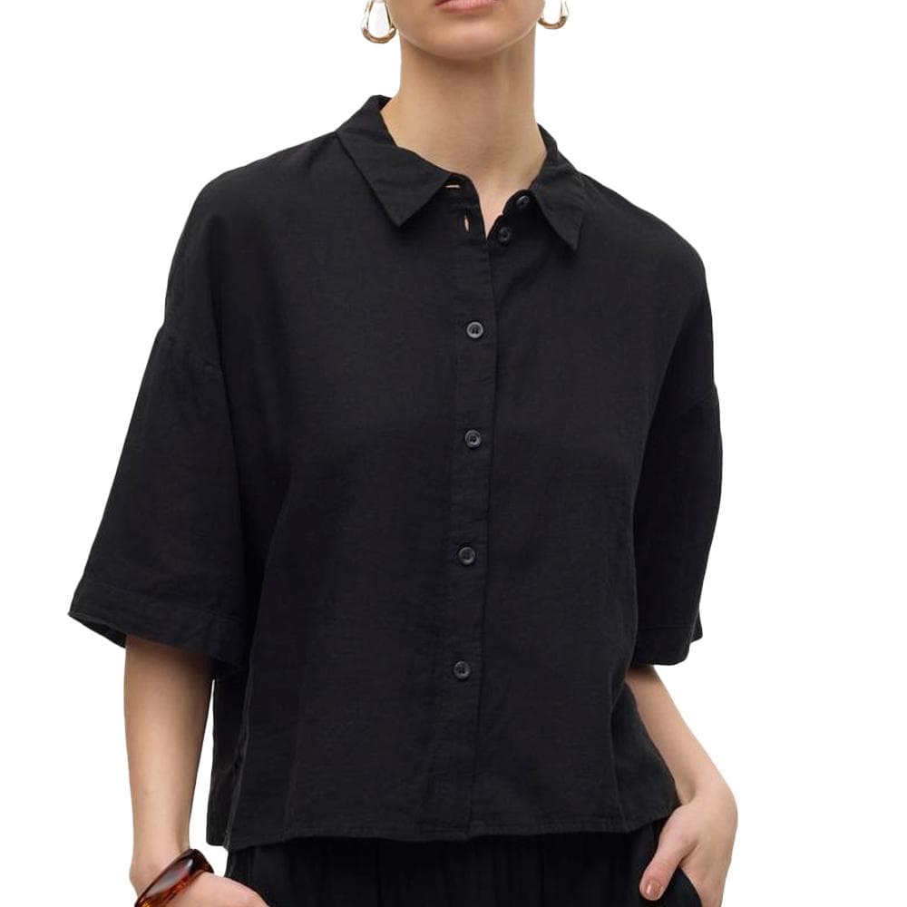 Chemise Noir Femme Vero Moda Linn 2