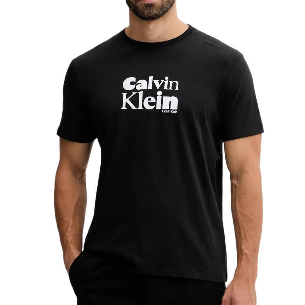T-Shirt Noir Homme Calvin Klein Jeans LV04RD820G 1