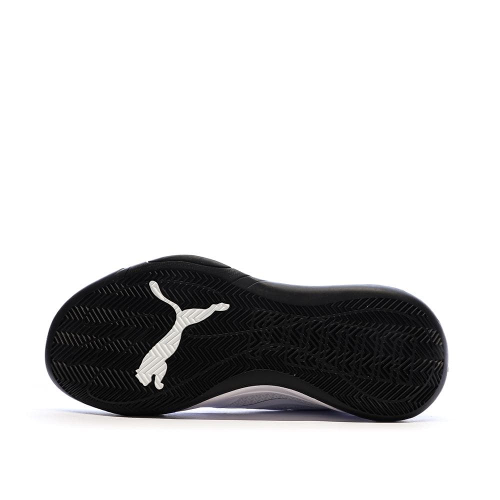 Chaussures de Basketball Grises/Blanches Homme Puma Court Pro 5