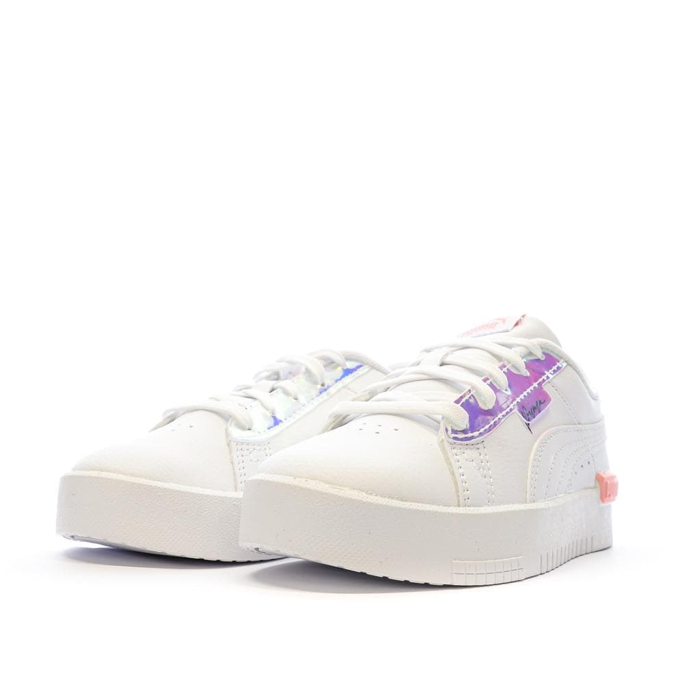 Baskets Blanches Fille Puma Jada Crystal Wings 6