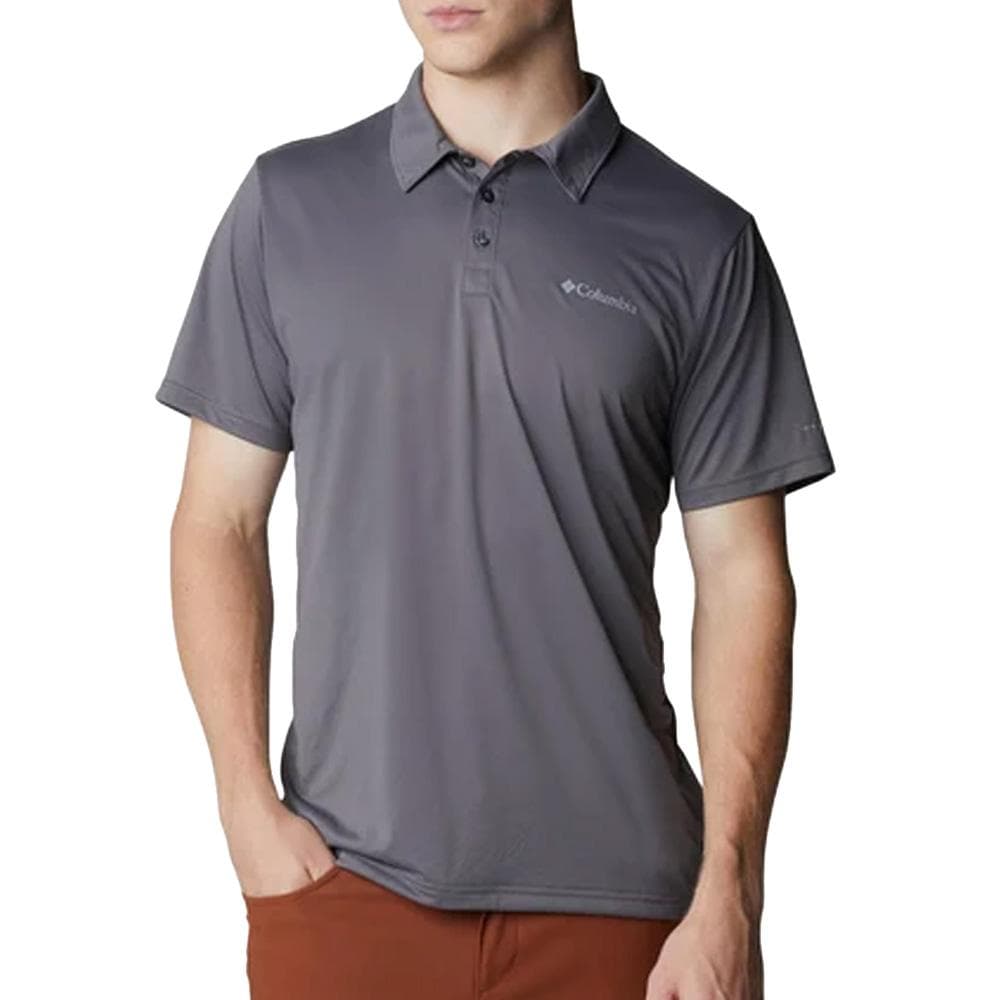 Polo Gris Homme Columbia Hike 1