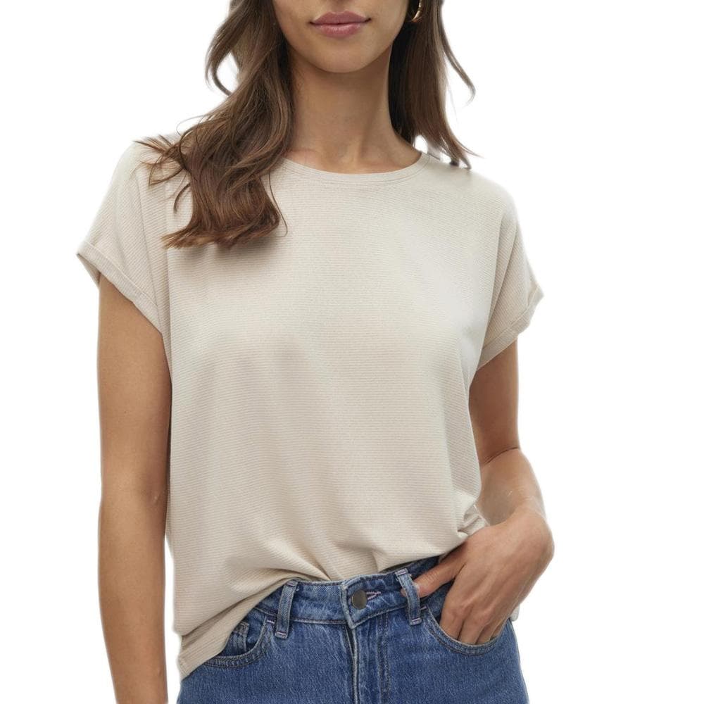 T-Shirt Beige Femme Vero Moda Lava 1