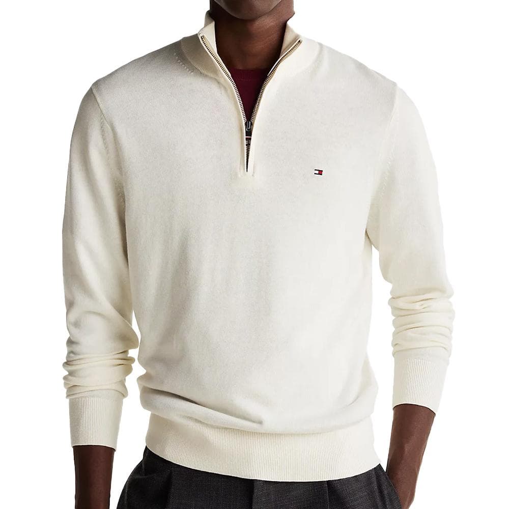 Pull Beige Homme Tommy Hilfiger Pima YBI 1