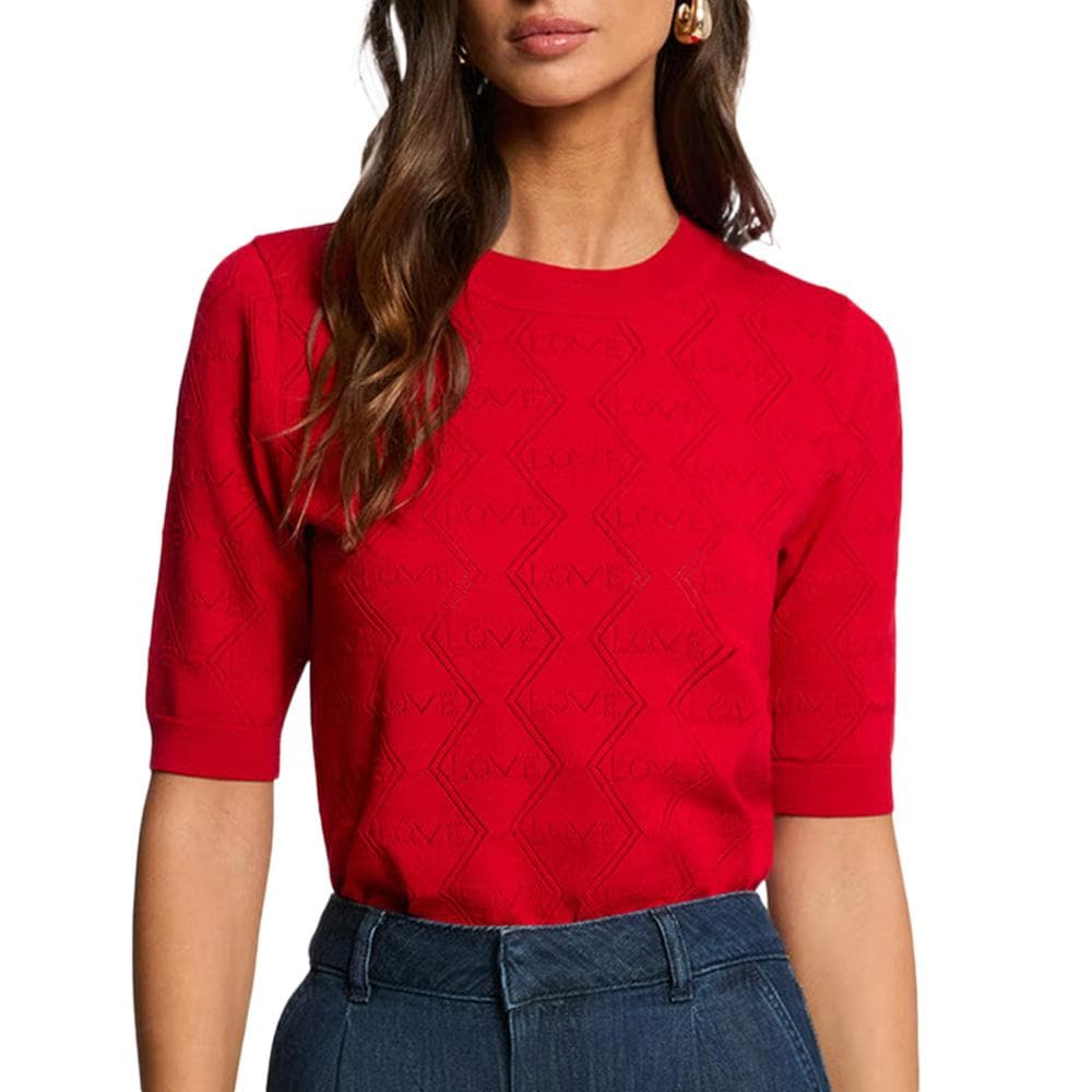 Pull Rouge Femme Morgan MIKA 1