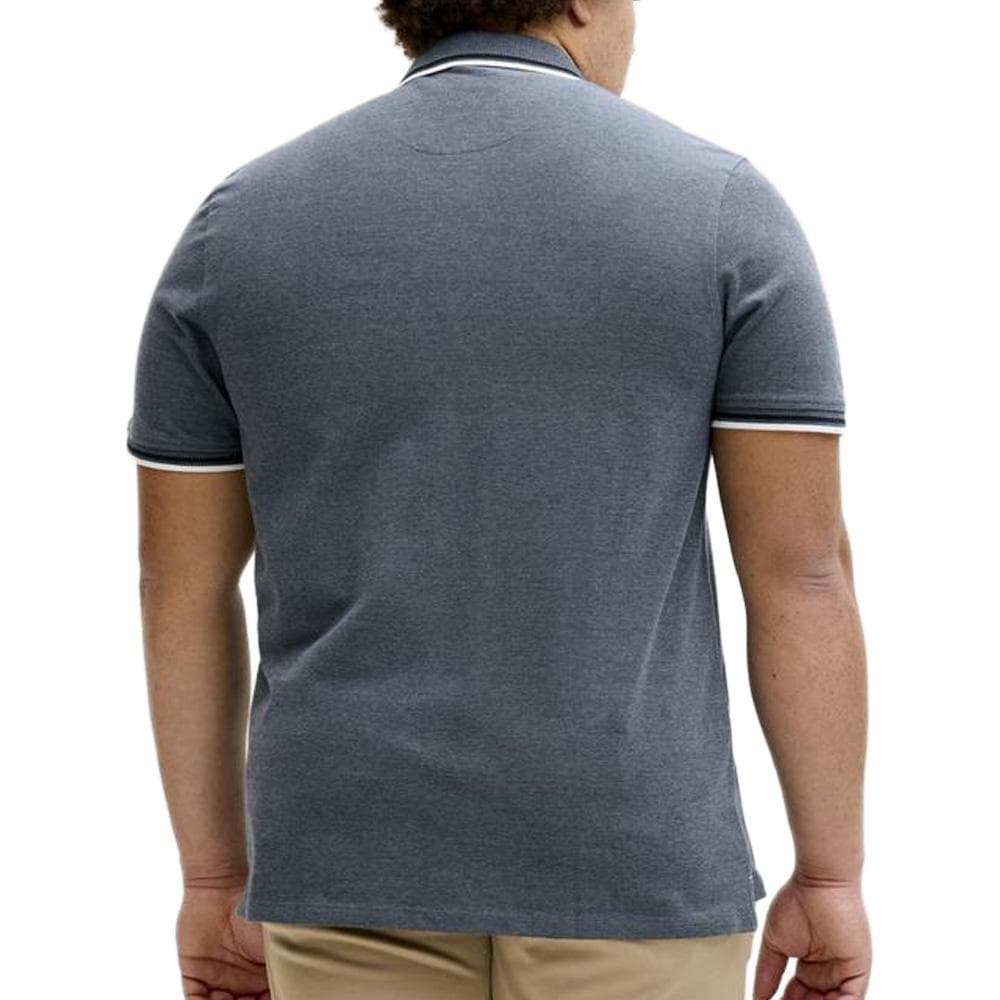 Polo Bleu chiné Homme Jack & Jones Paulos 2