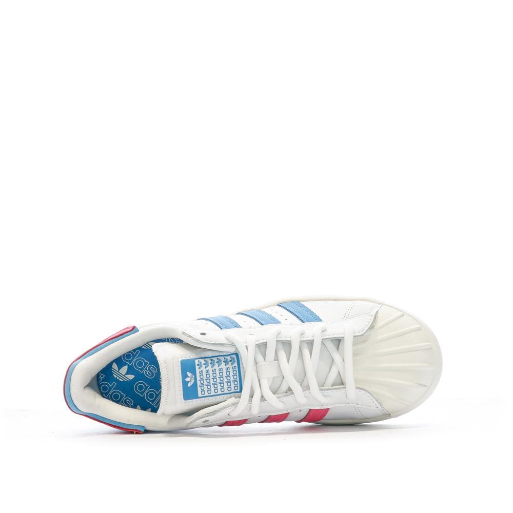 Baskets Blanches Femme Adidas Superstar Ayoon 4