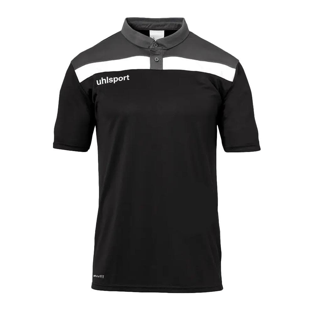 Polo Gris/Noir Homme UHLSPORT Offense 23 1