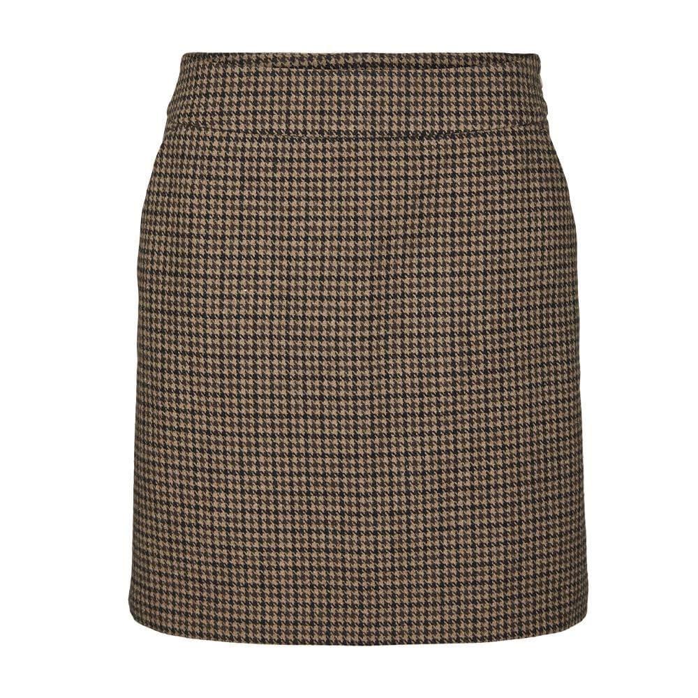 Jupe Pied poule Marron Femme Vero Moda Julie Check 1