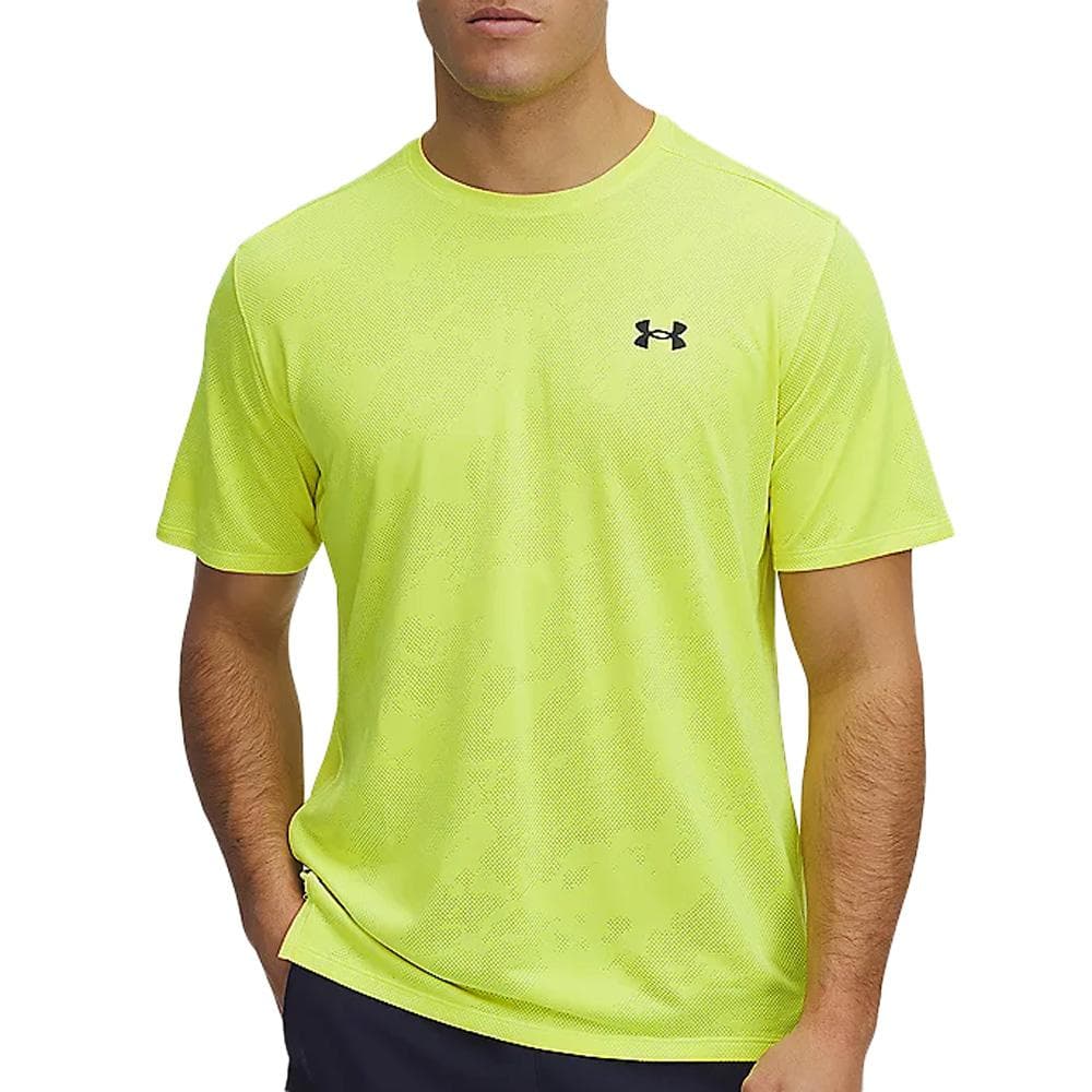 Maillot de Sport Jaune Homme Under Armour Ua Tech Vent 1