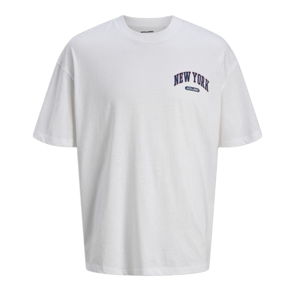 T-shirt Blanc Homme Jack & Jones Bradley Varsity 1