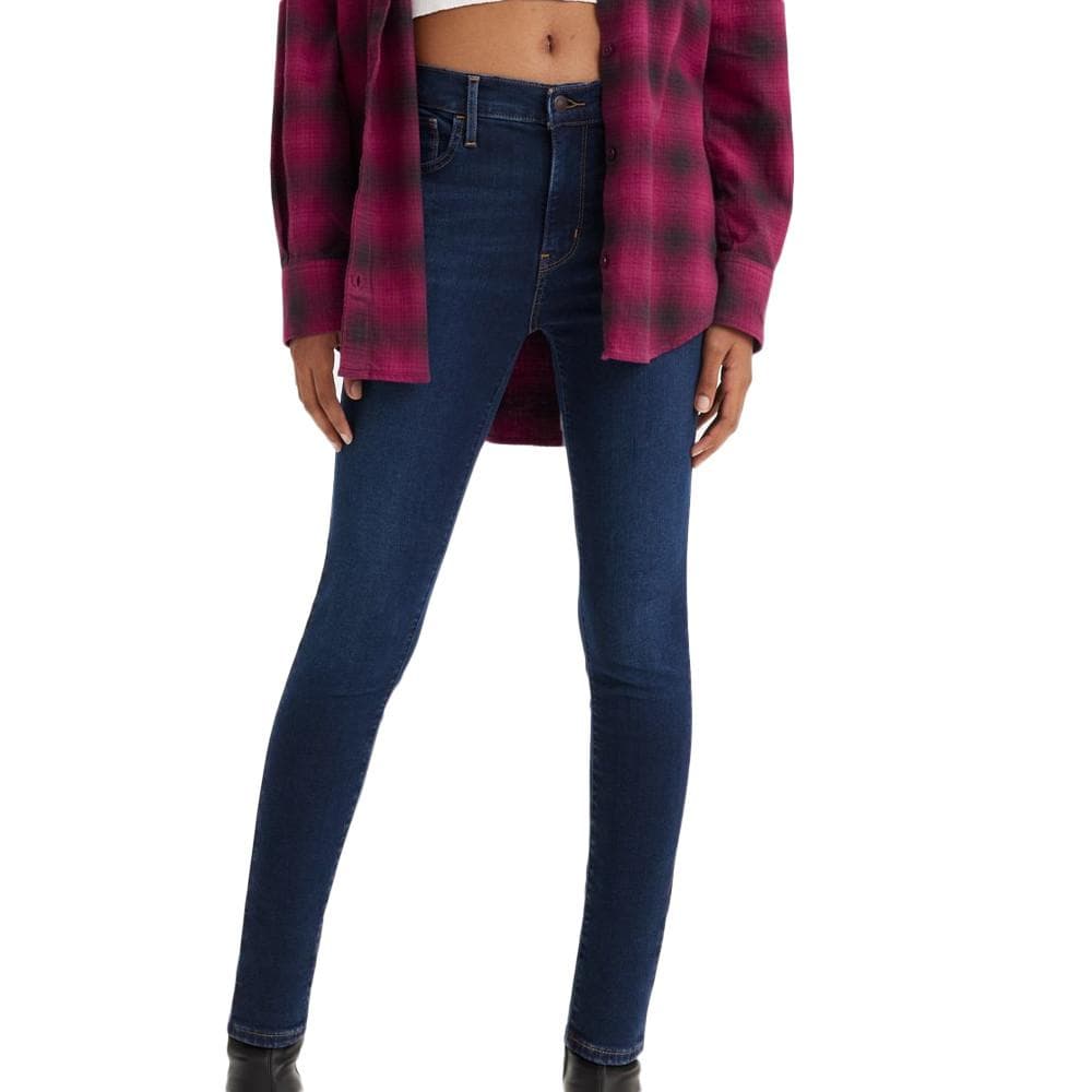 Jean Super Skinny Bleu Brut Femme Levi's 720 Hirise 1