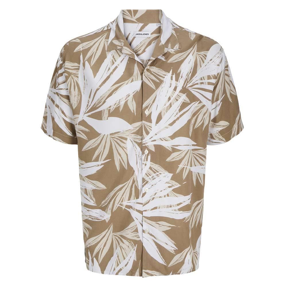 Chemise Beige/Blanche Homme Jack & Jones Jjejeff 3