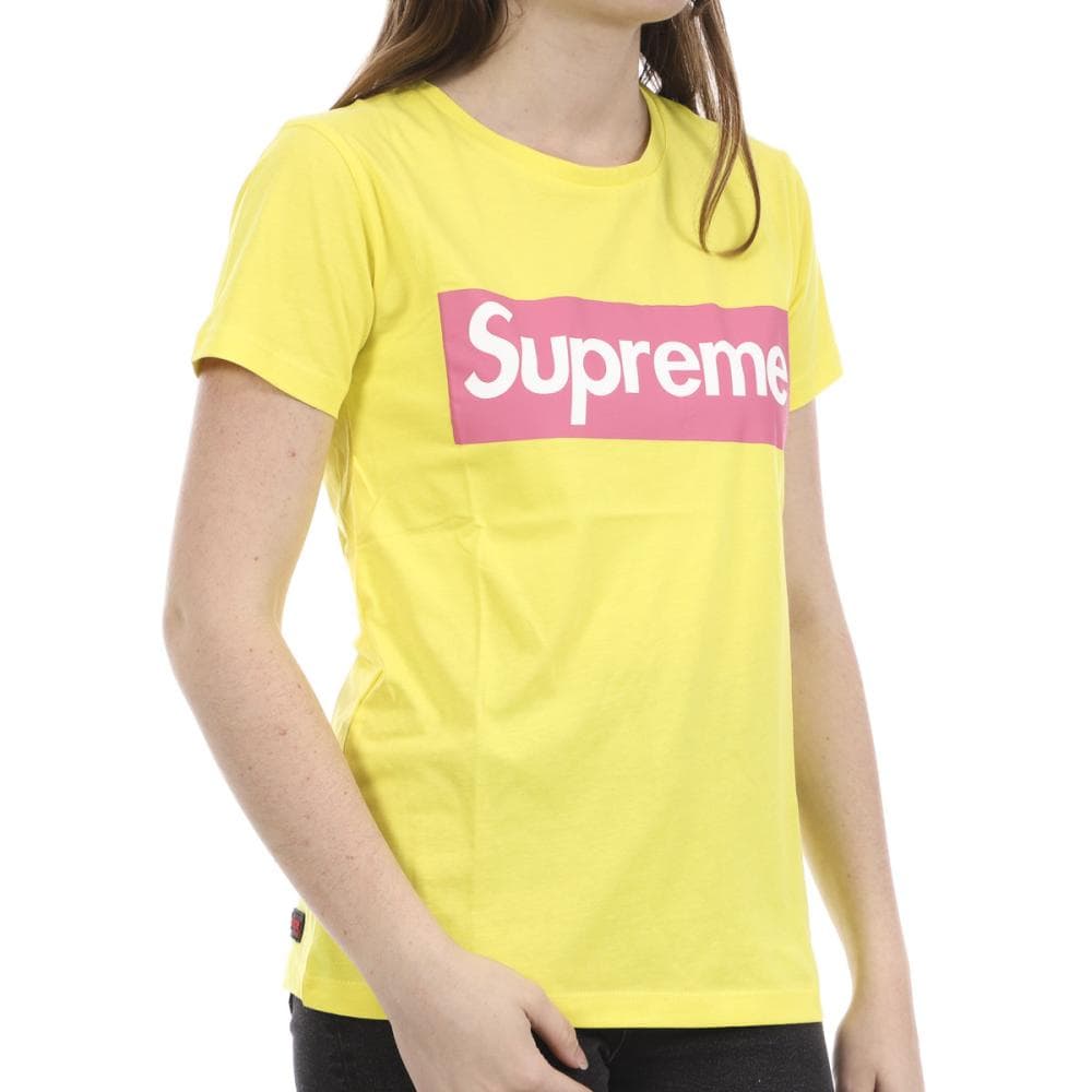 T-shirt Jaune Femme Supreme Grip Sofy 1