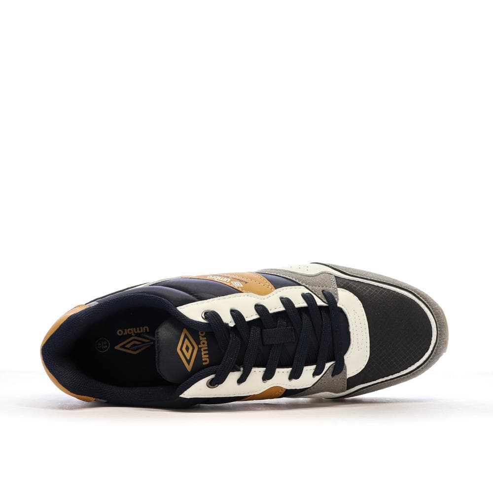 Baskets Blanc/Marine/Camel Homme Umbro 973590 4