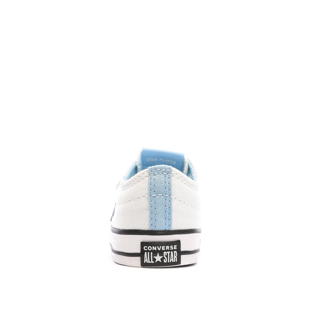 Baskets Blanc/Bleu Garçon Converse Star Player Easy 3