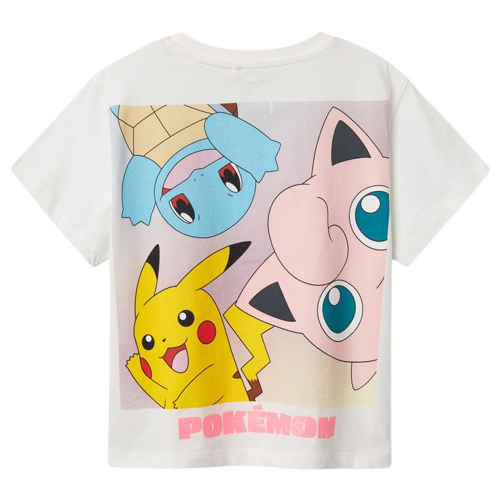 T-shirt Blanc Garçon Name it Pokemon Dyppi 2