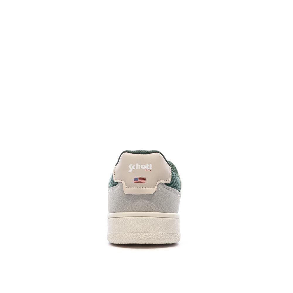 Baskets Blanches/Grises/Vertes Homme Schott Darcy 3
