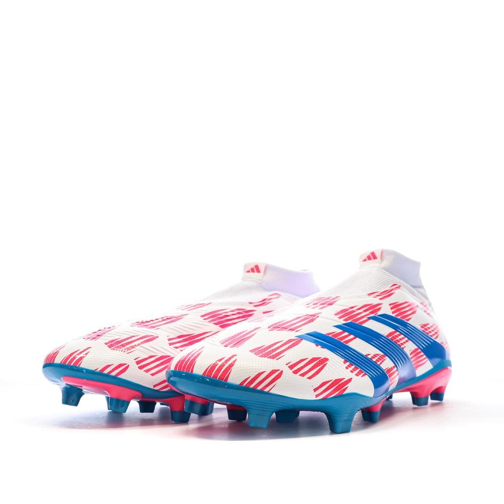 Chaussures de Foot Blanc/Rose Homme Adidas Predator League Ll FG 6