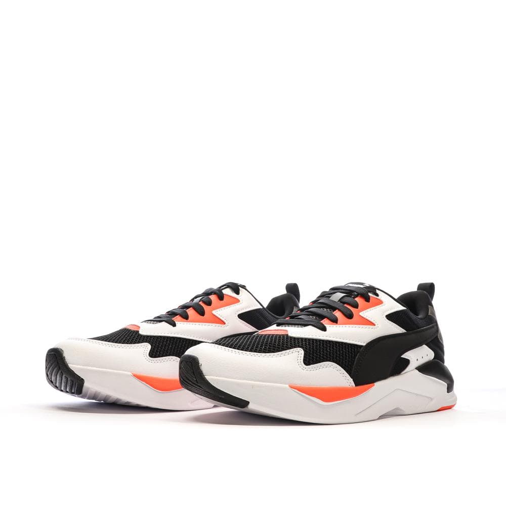 Baskets Blanches/Noires/Orange Homme Puma X-Ray Lite 6
